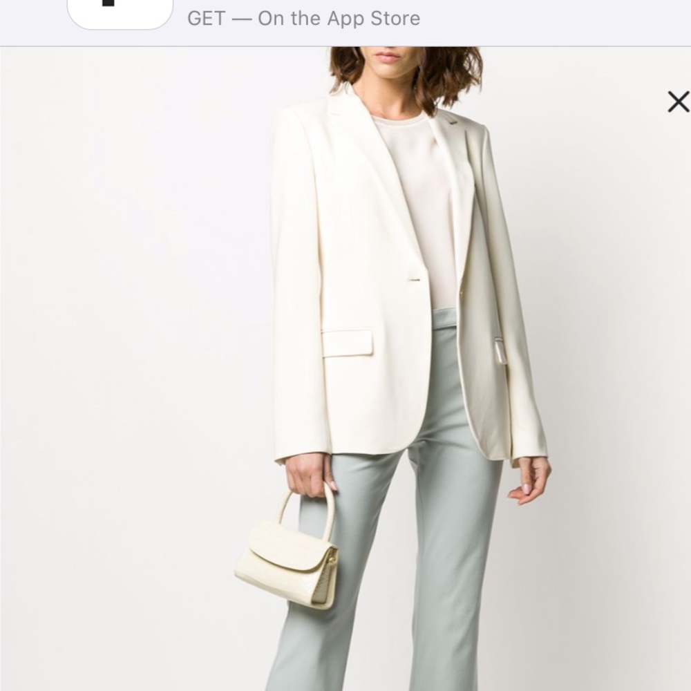 Theory White Blazer
